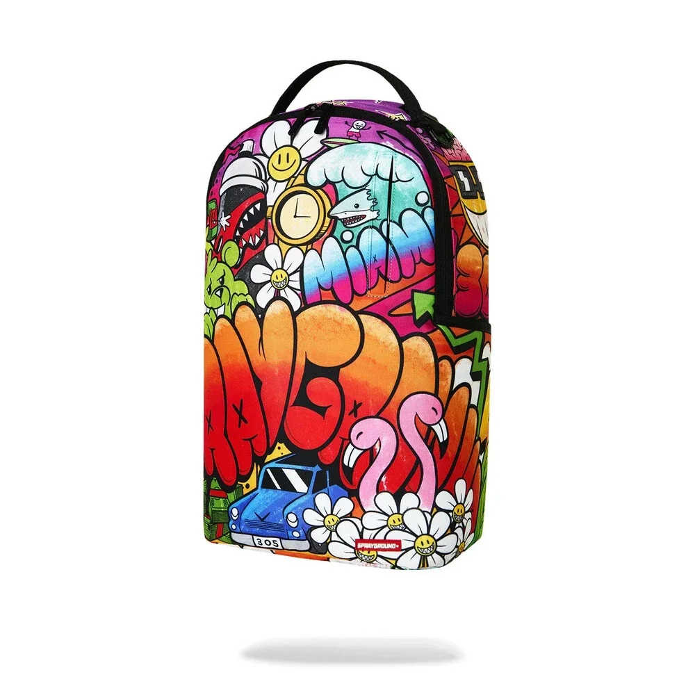 Sprayground Timewave Backpack Unisex Multi Laptop Sleeve Top Handle Bag GBS235